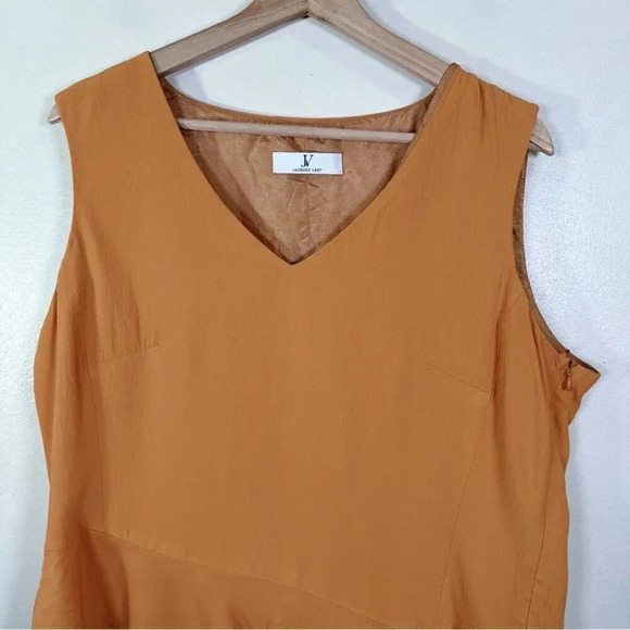 Jacques Vert Womens Size 16 Drape Asymmetric  Sleeveless Blouse - Picture 4 of 12